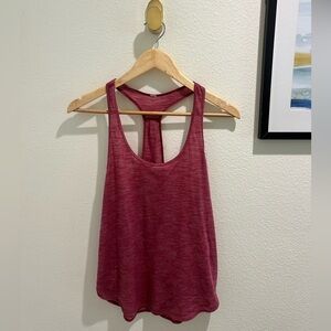 Lululemon Athletica Maroon Heather Tank Top